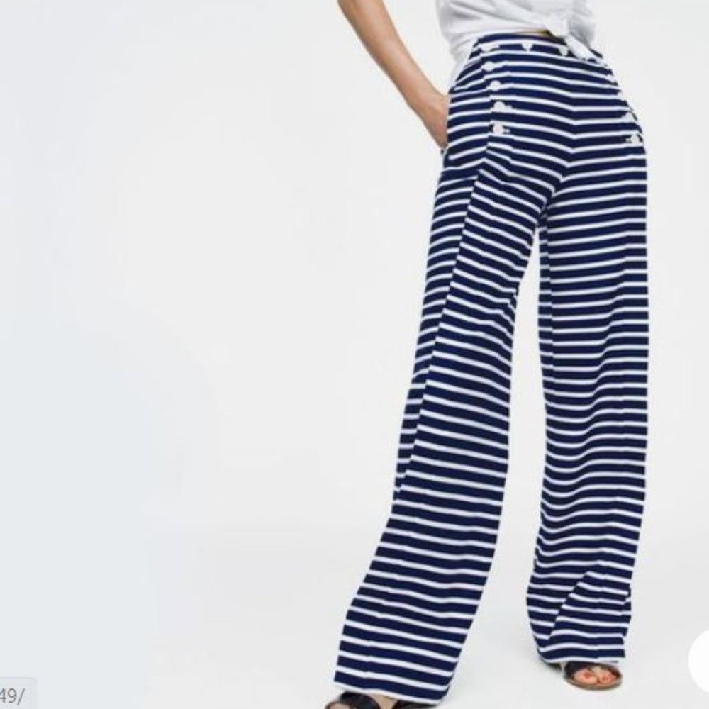 J Crew Striped Sailor Pants